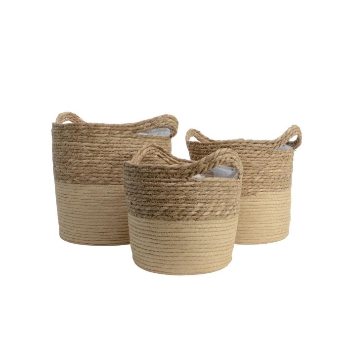 SET 3 CESTI BEIGE H31 D33